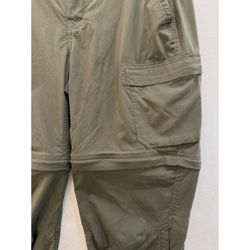 REI Co-op Convertible Cargo Hiking Pants Olive Green Relaxed Fit Women Sz 6 - Picture 3 of 11